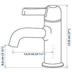 Set mobilier baie Ikea Hemnes/Tornviken 4 piese/baterie Voxnan 82cm (Alb) Thumb