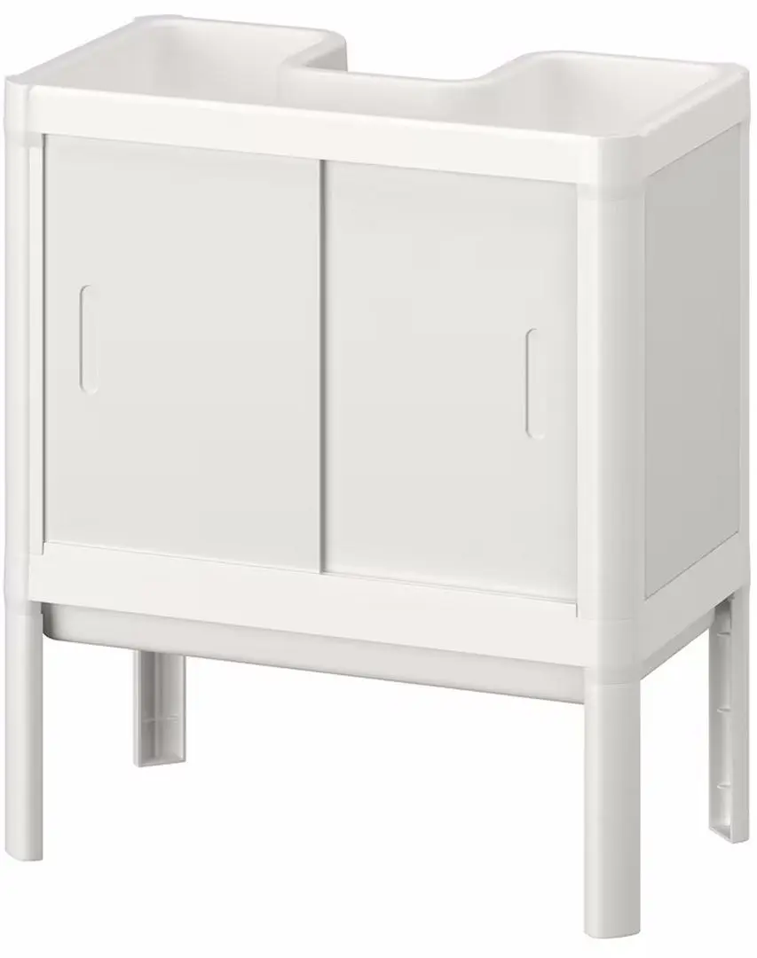 Комплект мебели Ikea Lilltjarn/Skatsjon 5 предметов/смеситель Saljen 45x35 (Белый) - 2