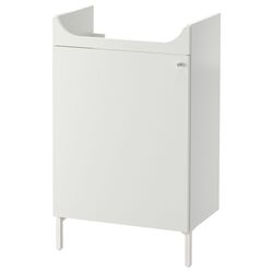 Set mobilier Ikea Nysjon/Bjorkan 5 piese/bateire Pilkan 54x40x98 (Alb) Thumb