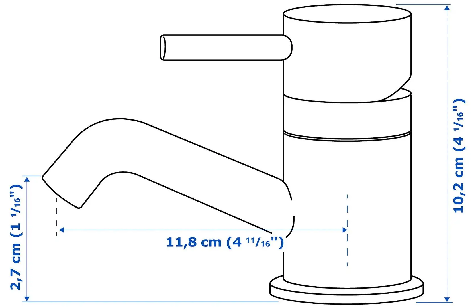 Set mobilier Ikea Nysjon/Bjorkan 5 piese/bateire Pilkan 54x40x98 (Alb) - 2