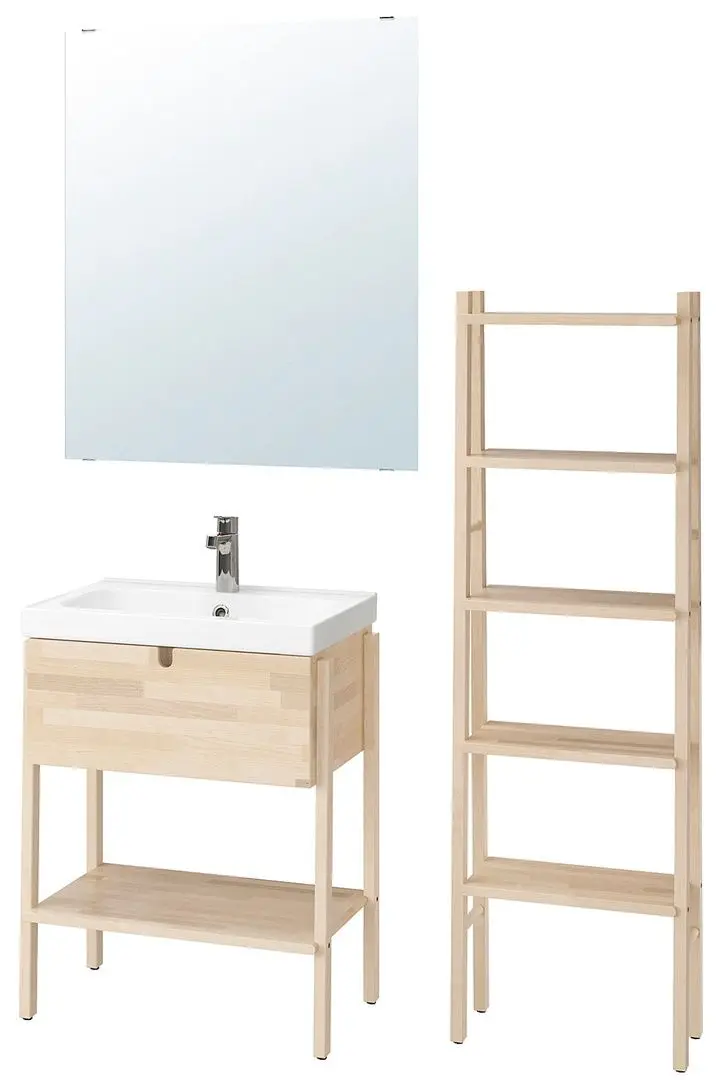 Set mobilier Ikea Vilto/Odensvik 5 piese/baterie Brogrund 65x49x86 (Mesteacan)