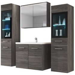 Set de mobila Mirjan24 Holly/Udine II With Sink (Bodega Dark)