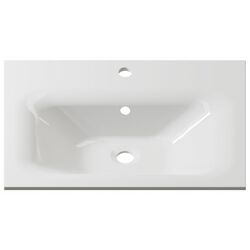 Комплект мебели Mirjan24 Mandy/Porto With Sink (White/White Gloss) Thumb