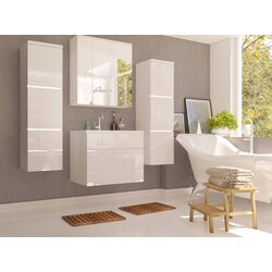 Комплект мебели Mirjan24 Mandy/Porto With Sink (White/White Gloss) Thumb