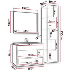 Set de mobila Mirjan24 Olier I (Artisan Oak/Black) Thumb