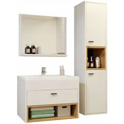 Set de mobila Mirjan24 Olier I (White/Artisan Oak)