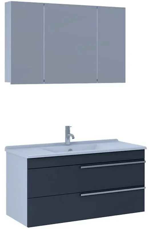 Комплект мебели Nplus Dokker 100 (White/Metal Anthracite)