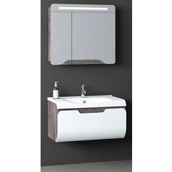 Set de mobila Nplus Golf 80 (Berlin/White)