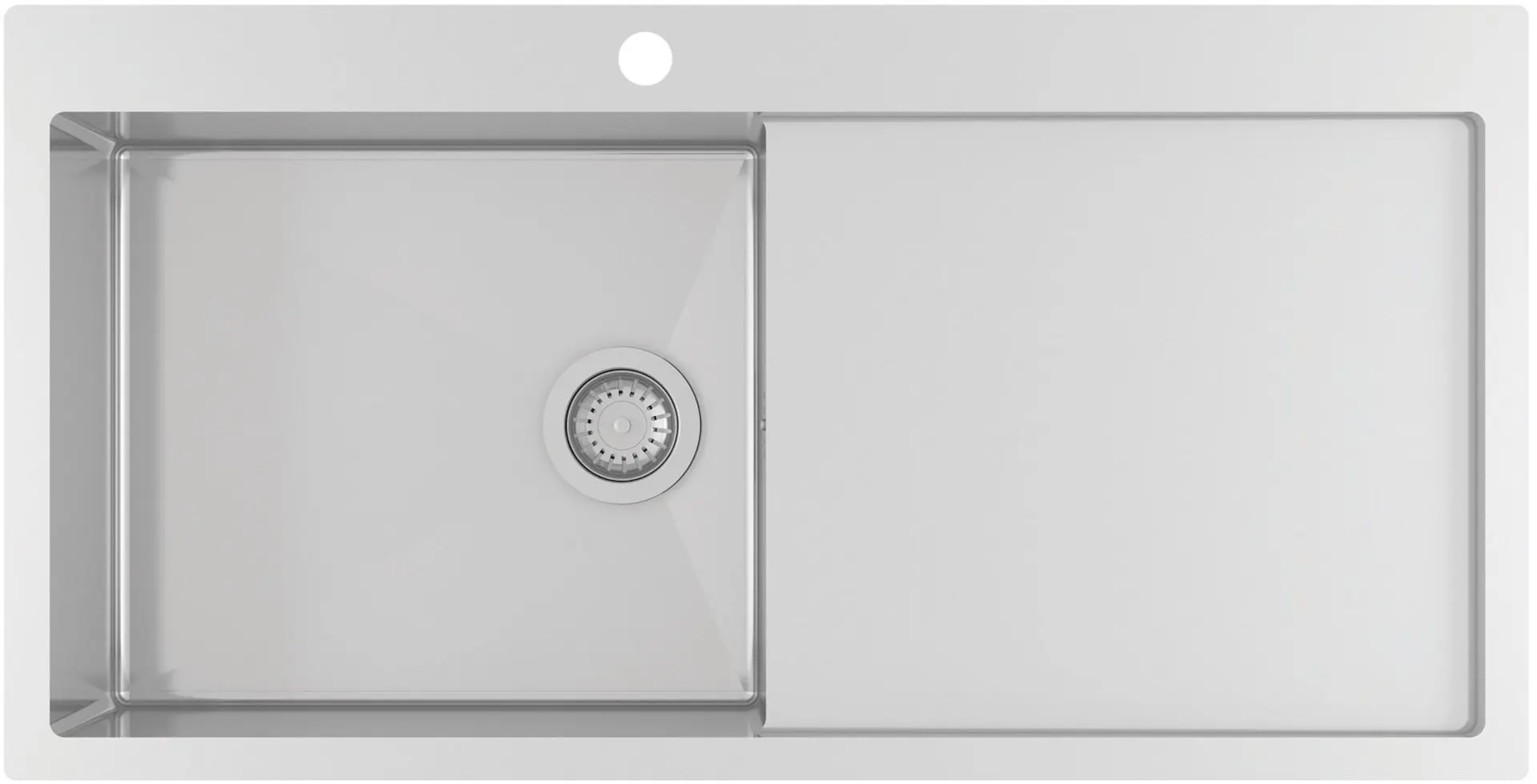 Кухонная мойка Aquasanita Luna Lun 101M-L (Inox)