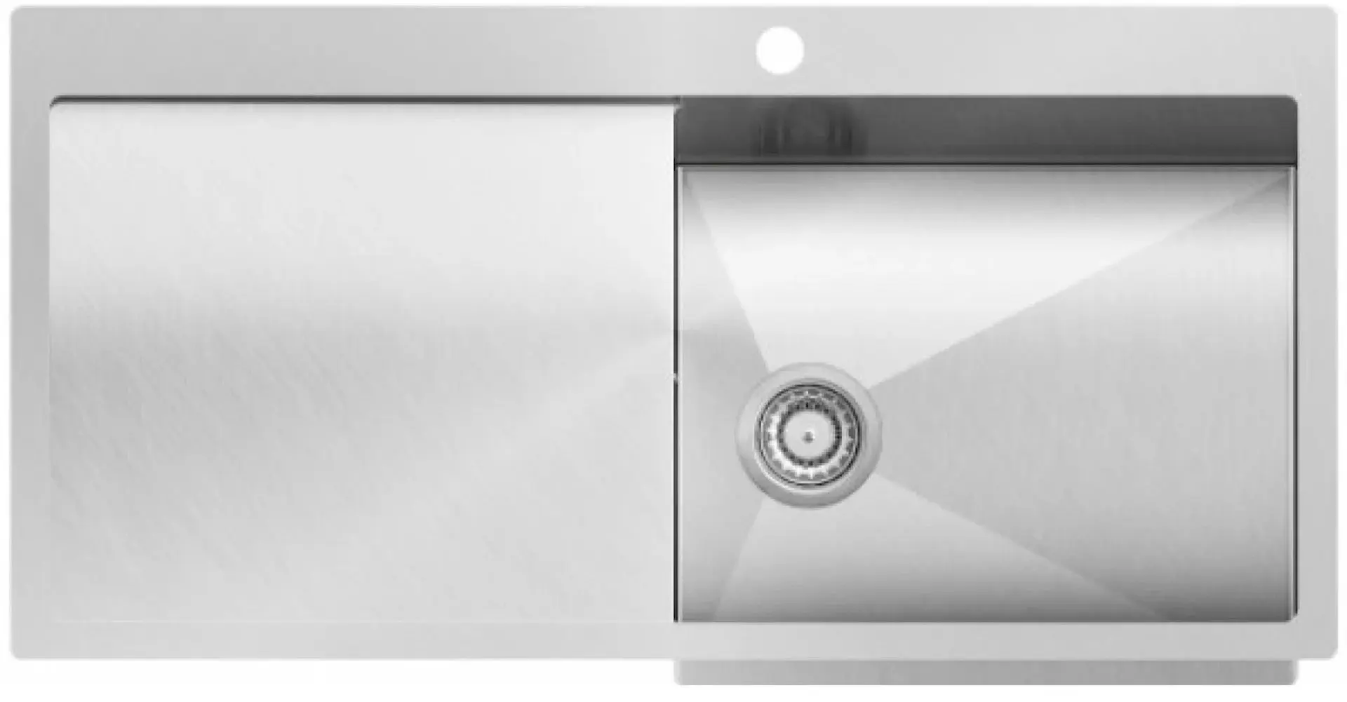 Кухонная мойка Aquasanita Luna Lun 101M-R (Inox)