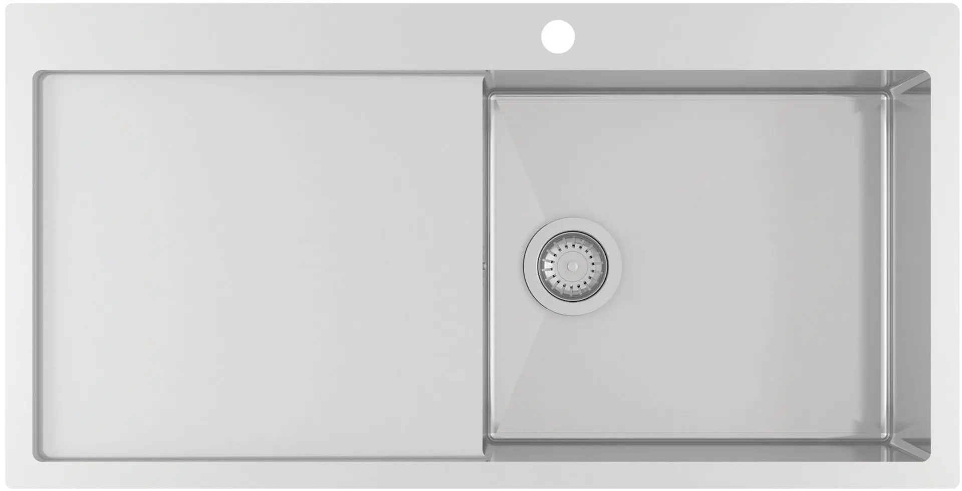 Кухонная мойка Aquasanita Luna Lun 101M-R (Inox)