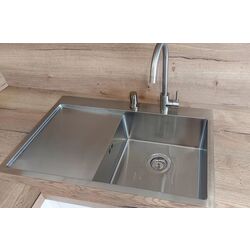 Кухонная мойка Aquasanita Luna Lun 101N-R (Inox) Thumb