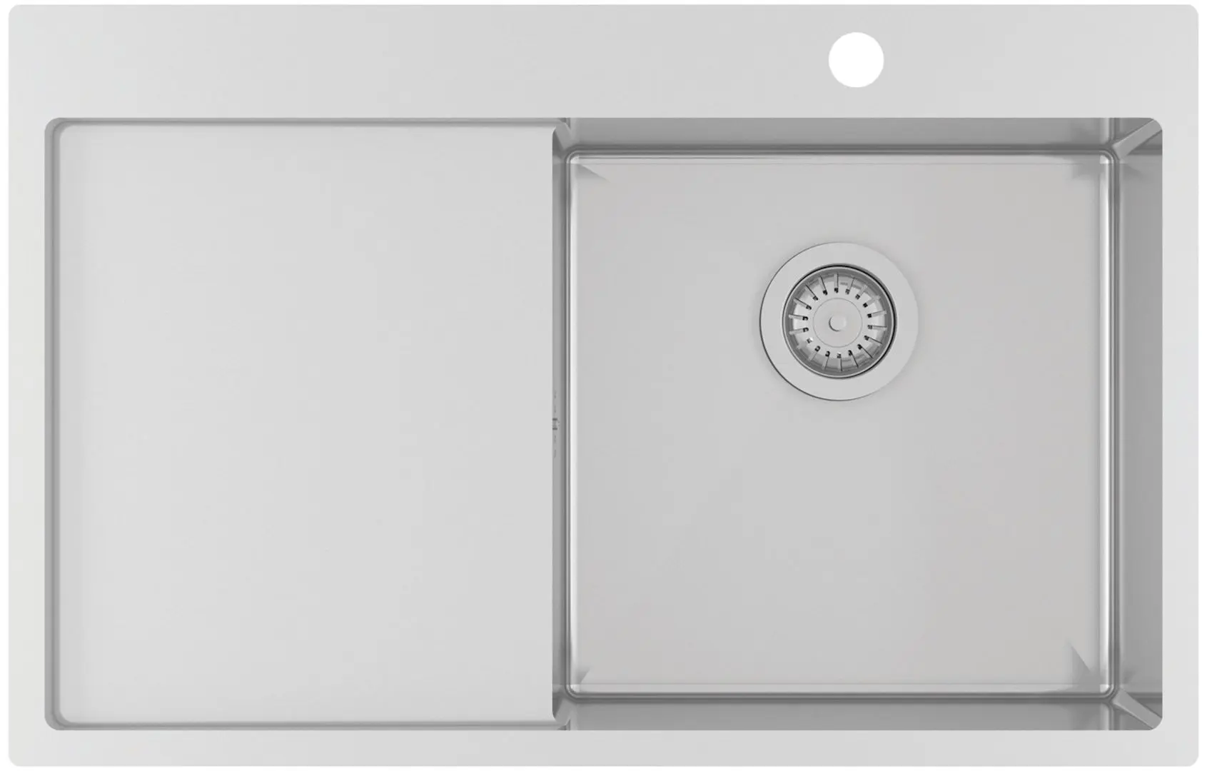 Кухонная мойка Aquasanita Luna Lun 101N-R (Inox)