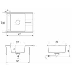 Chiuveta Helika Bella SQB102AW Thumb