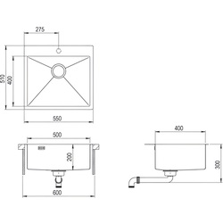 Мойка Aquasanita Aira AIR100N Thumb