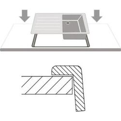 Мойка Aquasanita Terra100N Nano (Inox) Thumb