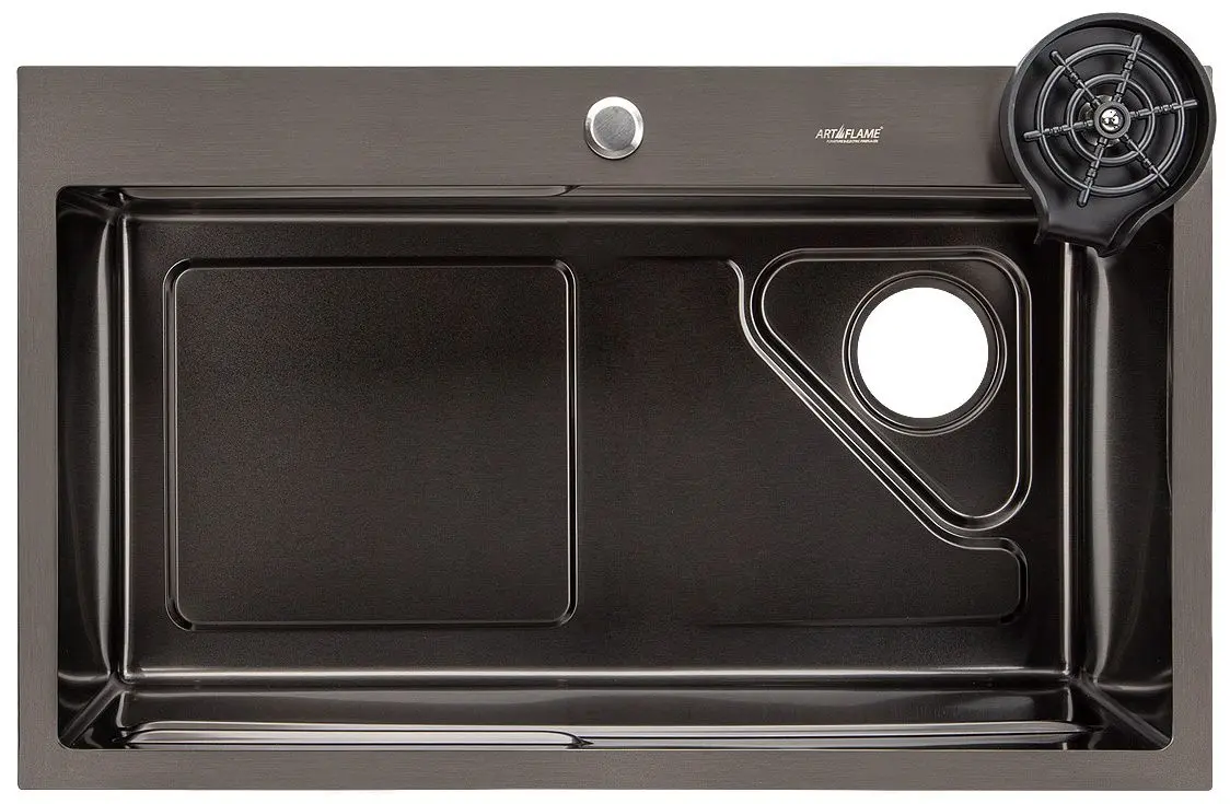 Chiuveta Art Flame Lunara LR7845 (Black)