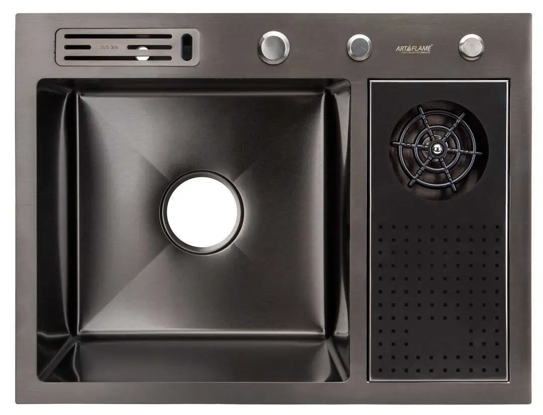 Chiuveta Art Flame Elba 6045 (Black)