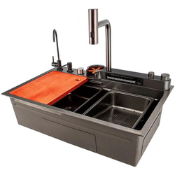 Chiuveta Art Flame Maria Lux DF 7546 (Black)