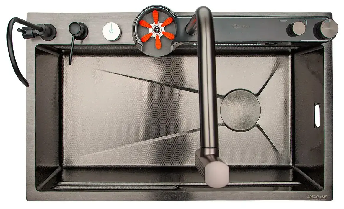 Chiuveta Art Flame Maria Lux DF 7546 (Black)