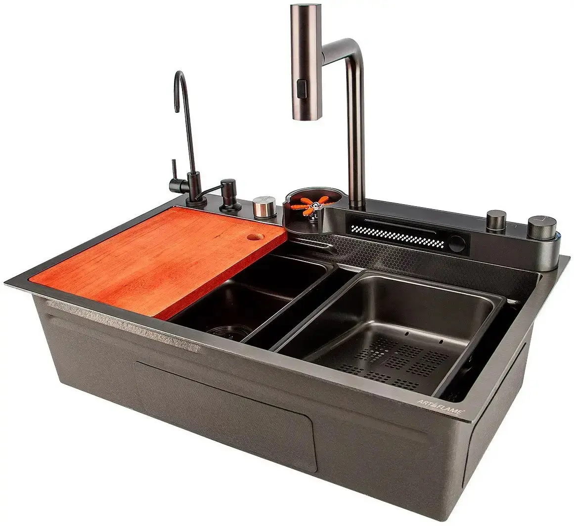 Chiuveta Art Flame Maria Lux DF 7546 (Black)