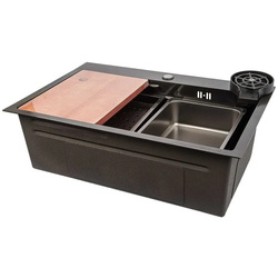 Chiuveta Art Flame Rilana LR6845 (Black)