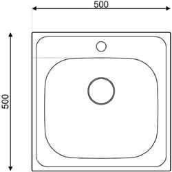 Chiuveta Asil 25191 (Inox Matte) Thumb