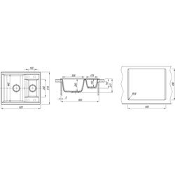 Chiuveta Dr.Gans Astra 620К (Graphite) Thumb