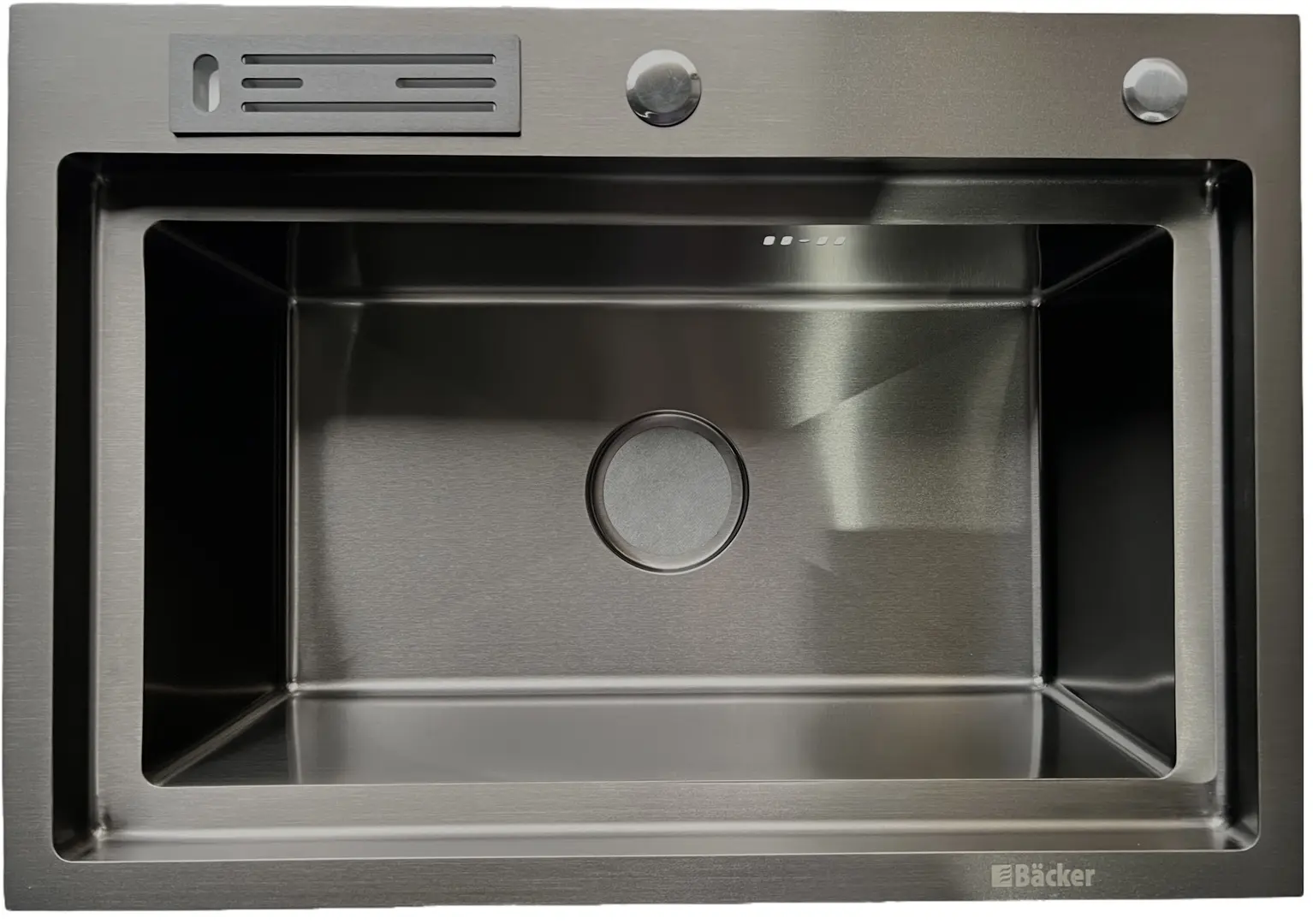 Chiuveta Backer Basic2 650-450J (Nano Black)