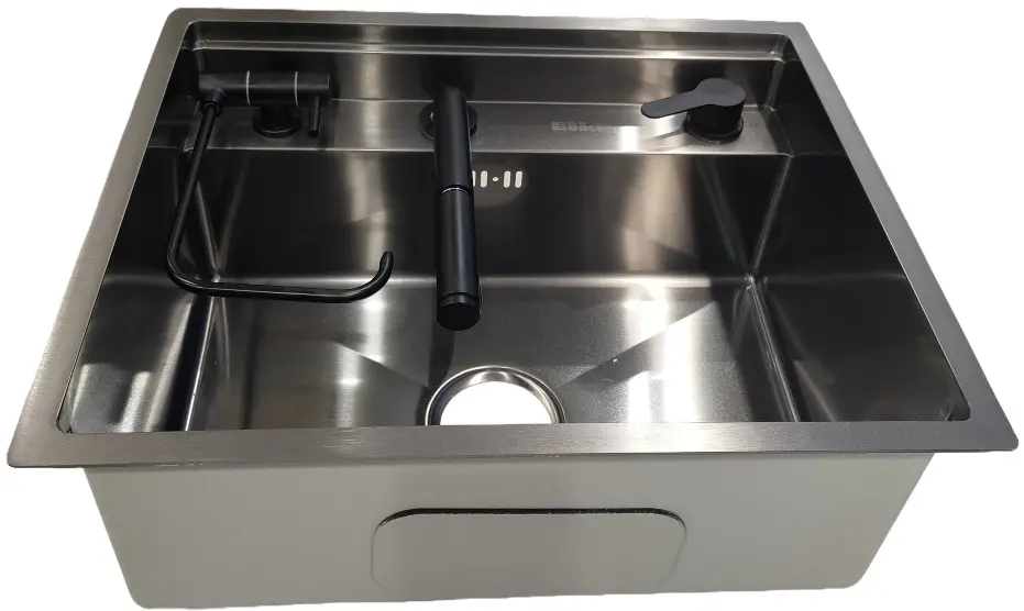 Chiuveta Backer Combo 550-45073 (Nano Black)