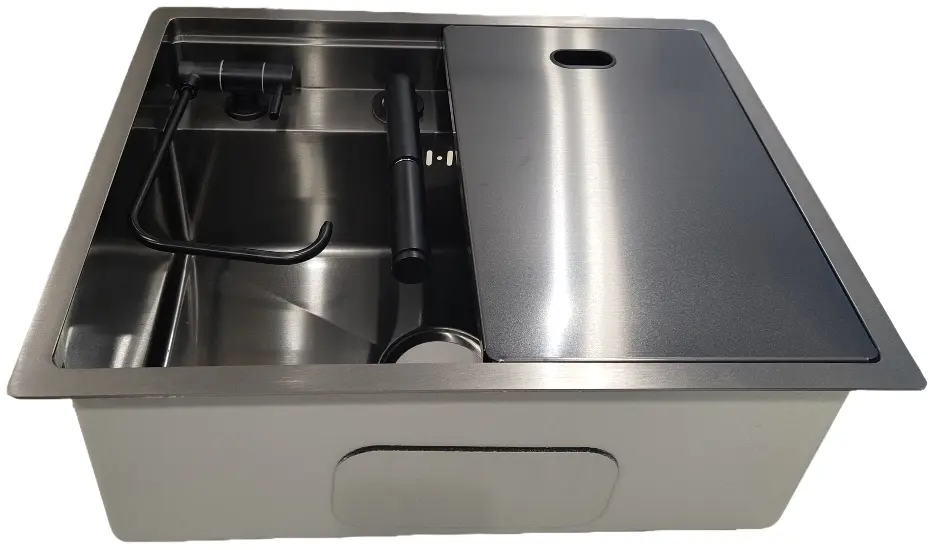 Chiuveta Backer Combo 550-45073 (Nano Black)