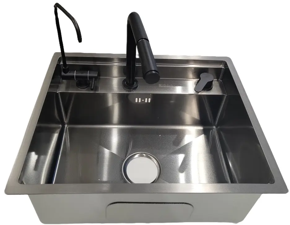 Chiuveta Backer Combo 550-45073 (Nano Black)