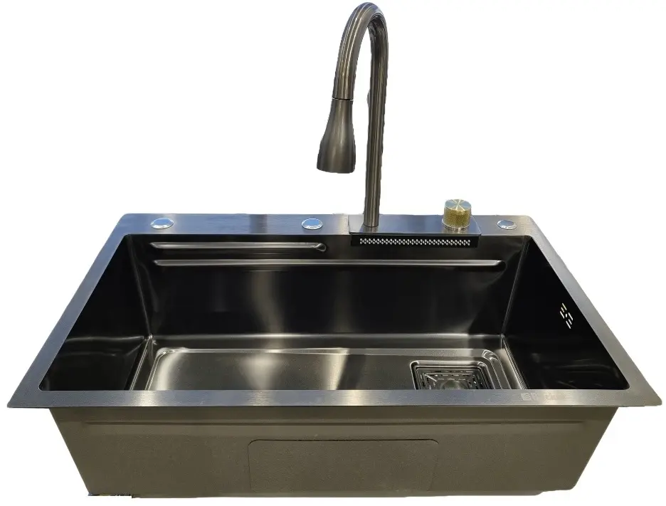 Chiuveta Backer Optima2 750-460FYJ (Nano Black)