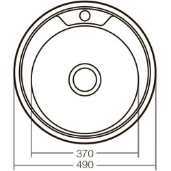 Мойка Becky 490 0.6 BK EPL (Inox) Thumb
