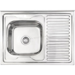 Chiuveta Becky 50 80 0.6 BK EPL R (Inox)