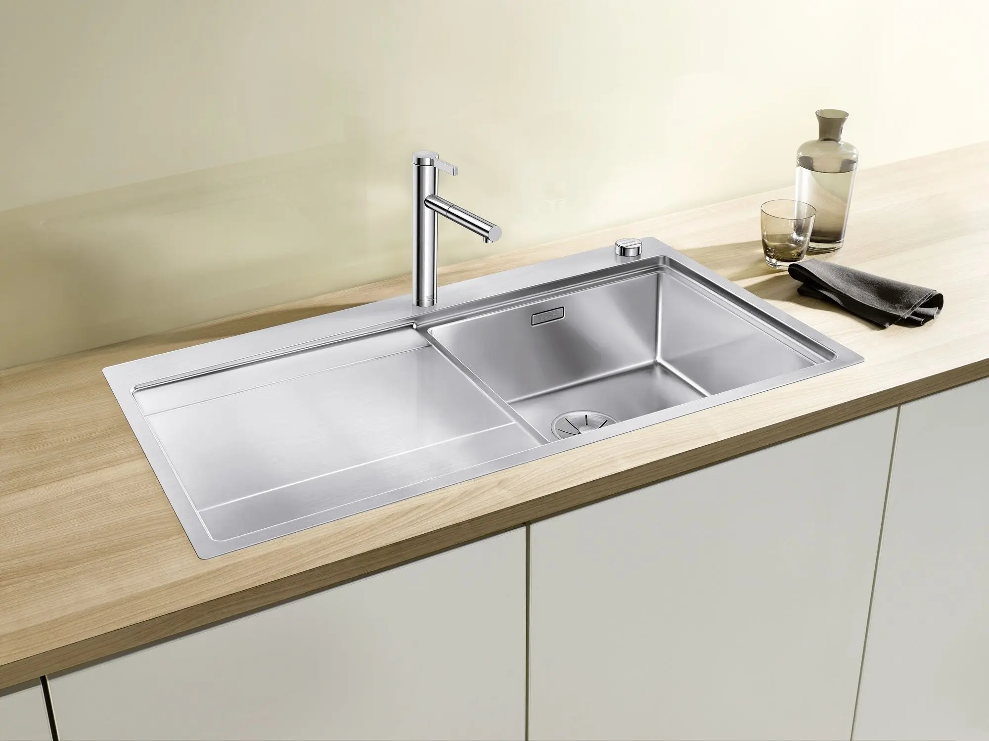 Кухонная мойка Blanco Divon II 5-S-IF (Inox) - 6