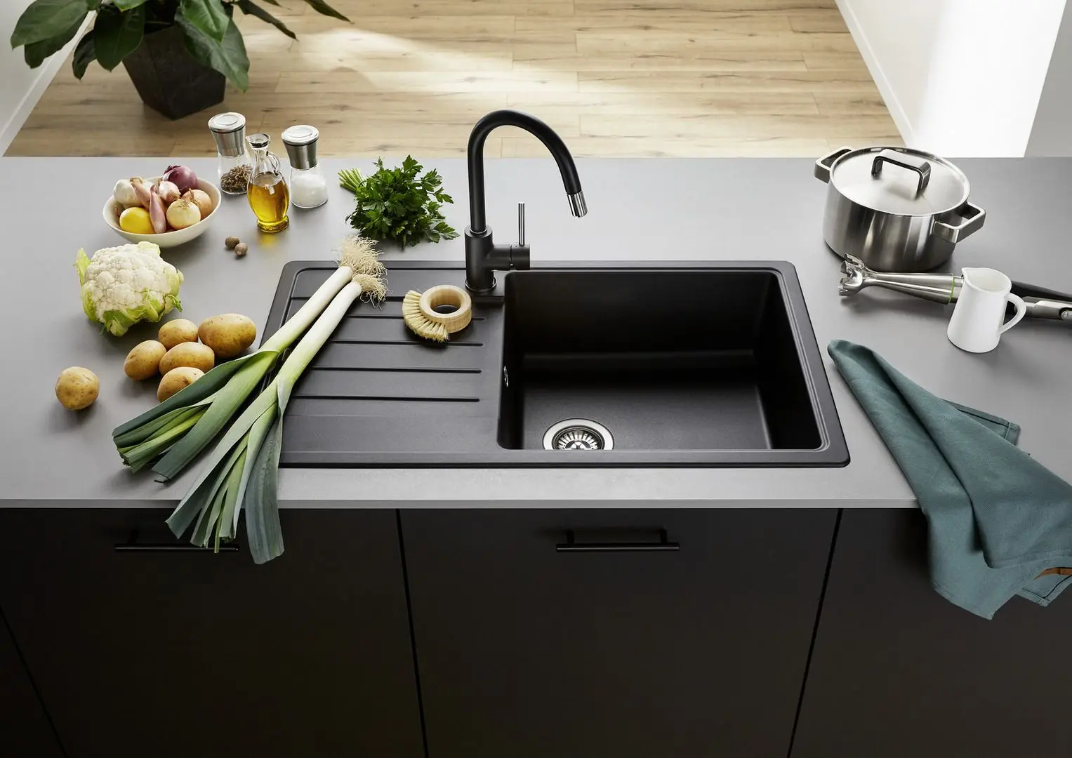 Chiuveta Blanco Legra XL 6 S 523326 (Anthracite) - 2