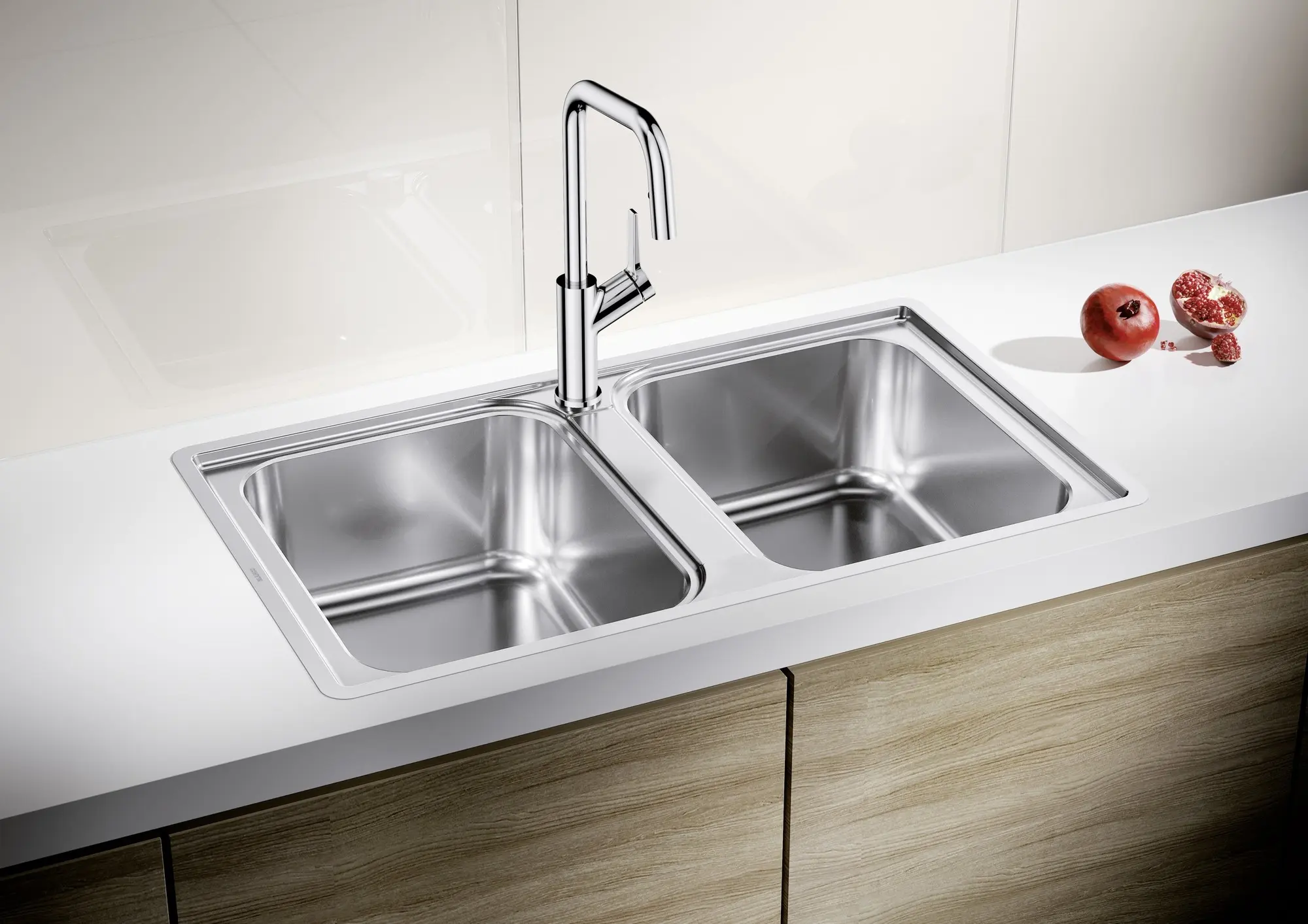Chiuveta Blanco Lemis 8-IF 523039 (Inox) - 2