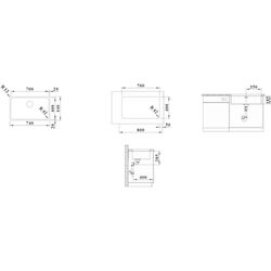 Chiuveta Blanco Solis 700-U 526125 (Inox) Thumb