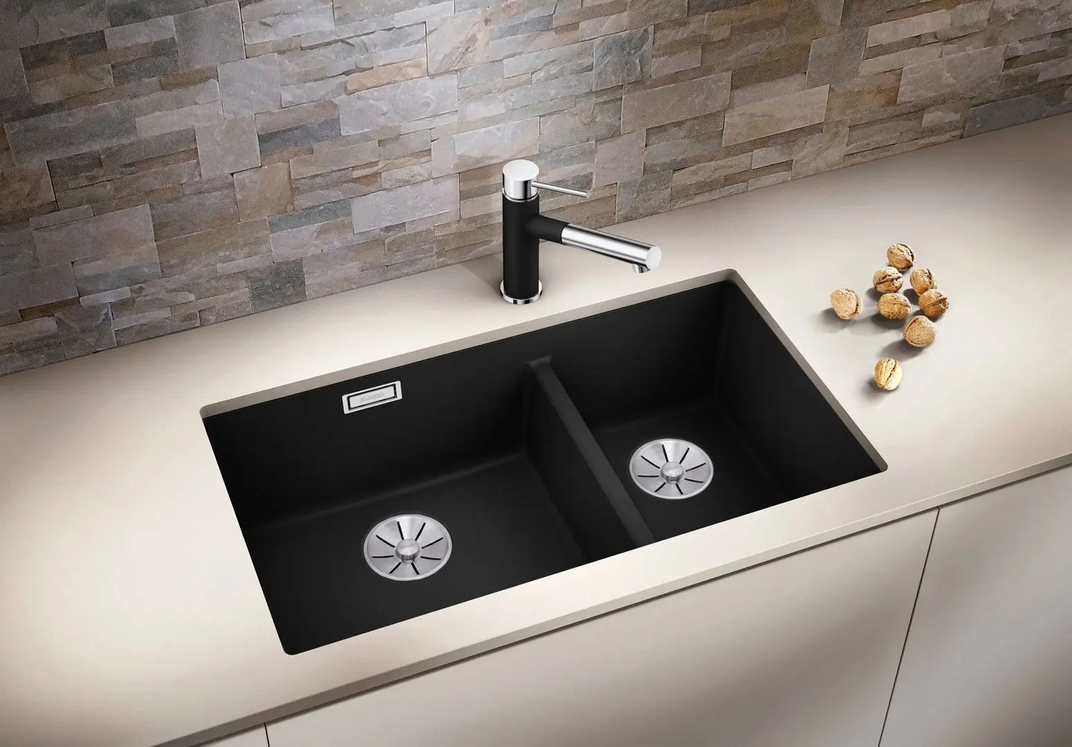 Кухонная мойка Blanco Subline 430/270 525991 (Black)