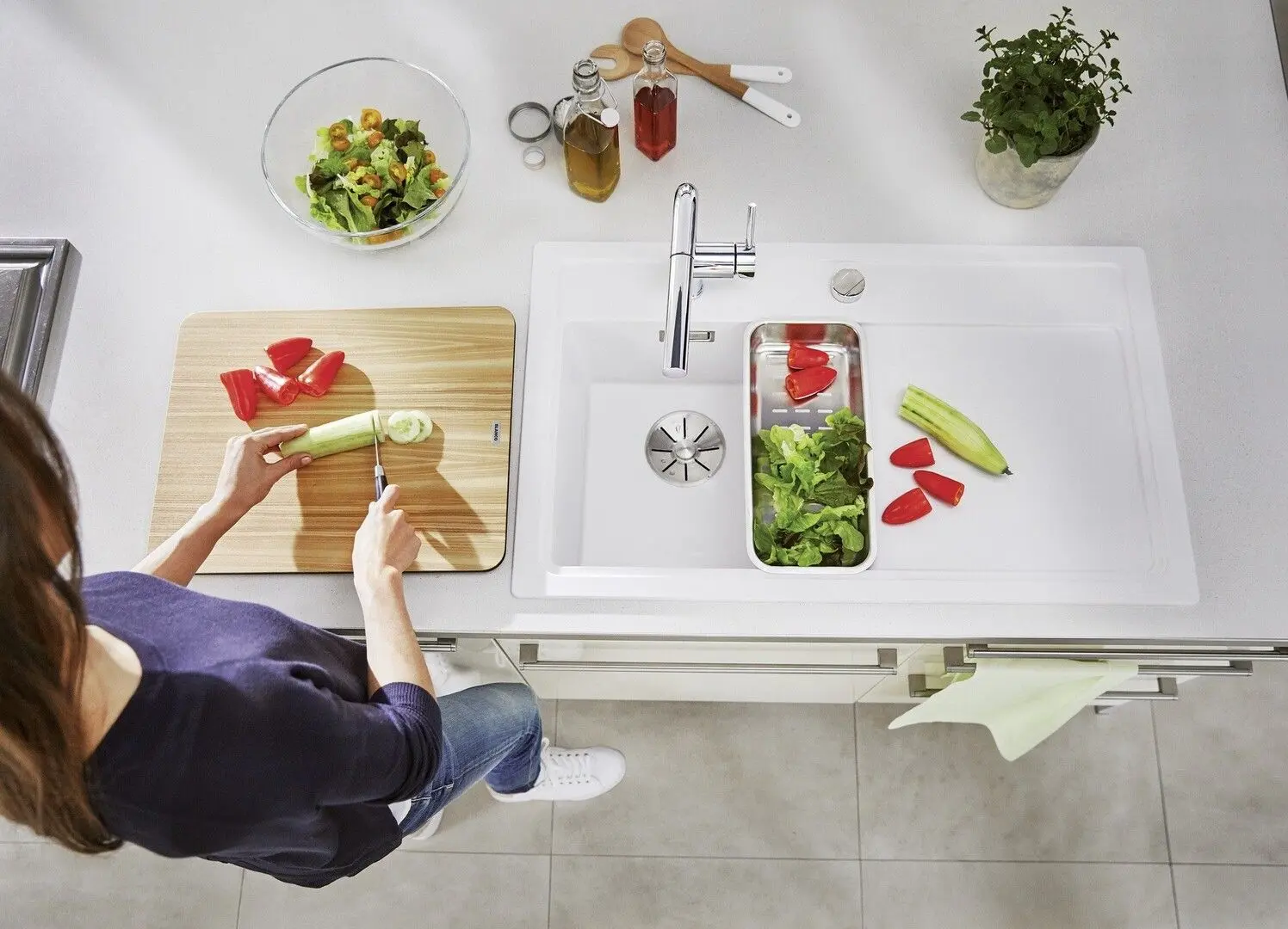 Кухонная мойка Blanco Zenar 45 S 523751 (White)