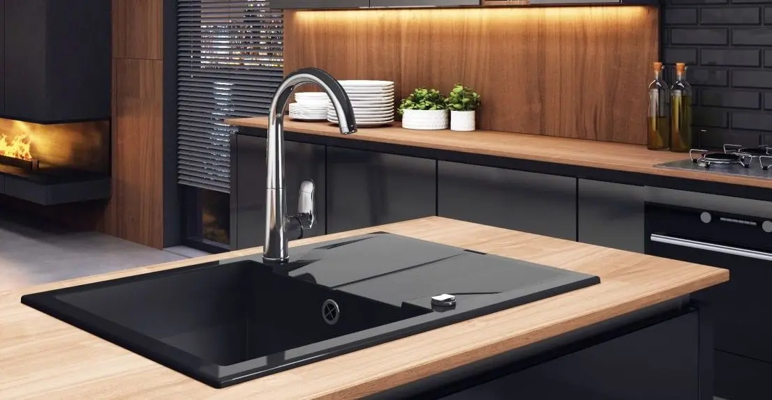 Chiuveta Deante Andante Flush ZQN-N11F (Black Nero)