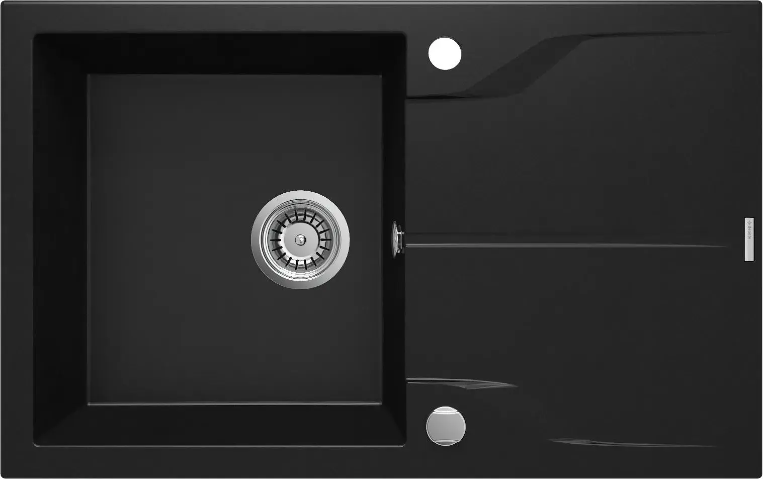 Кухонная мойка Deante Andante ZQN-N113 (Black Nero Matte)