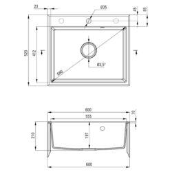 Chiuveta Deante Andante ZQN_S103 (Grey Metallic) Thumb
