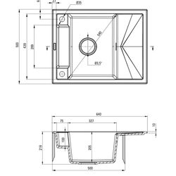 Chiuveta Deante Magnetic ZRM-G11A (Graphite Metallic) Thumb