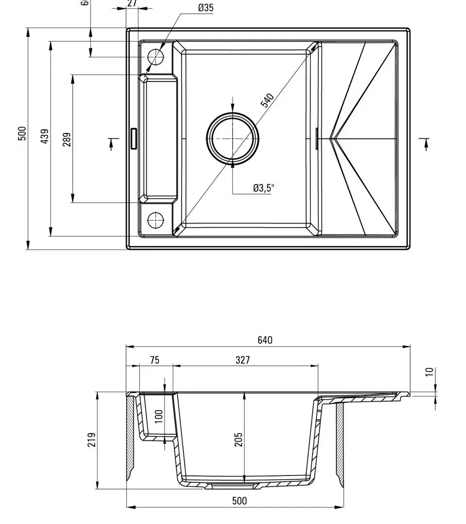 Chiuveta Deante Magnetic ZRM-G11A (Graphite Metallic)