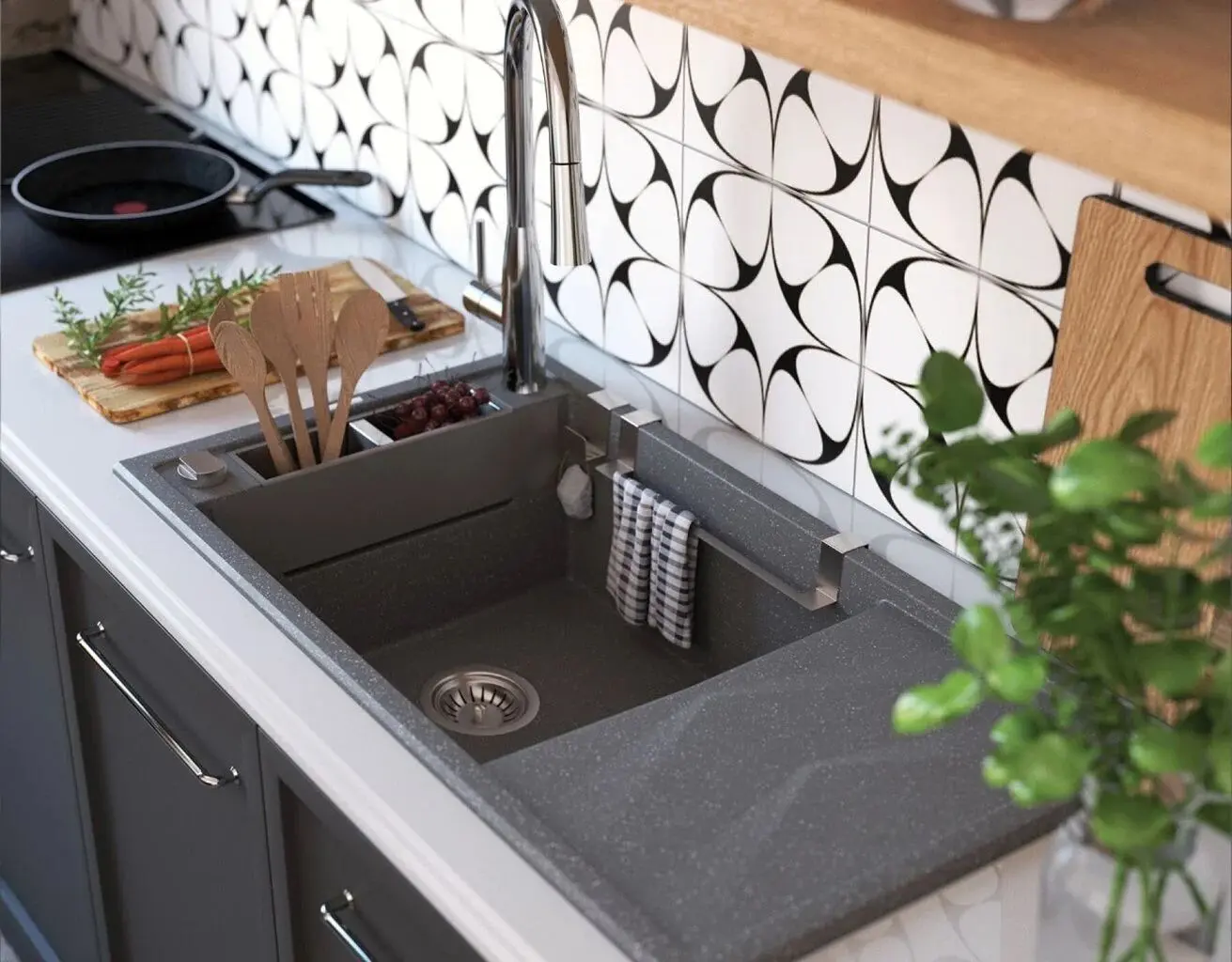 Chiuveta Deante Magnetic ZRM-G11A (Graphite Metallic)