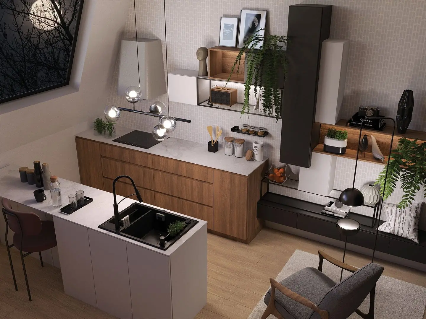 Chiuveta Deante Magnetic ZRM-N503 (Black Nero Matte)