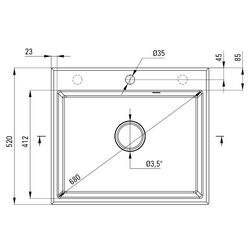 Chiuveta Deante Andante ZQN G103 (Metallic Graphite) Thumb