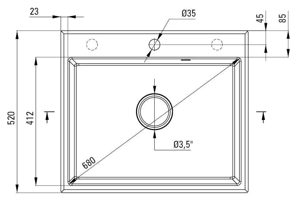 Chiuveta Deante Andante ZQN G103 (Metallic Graphite)